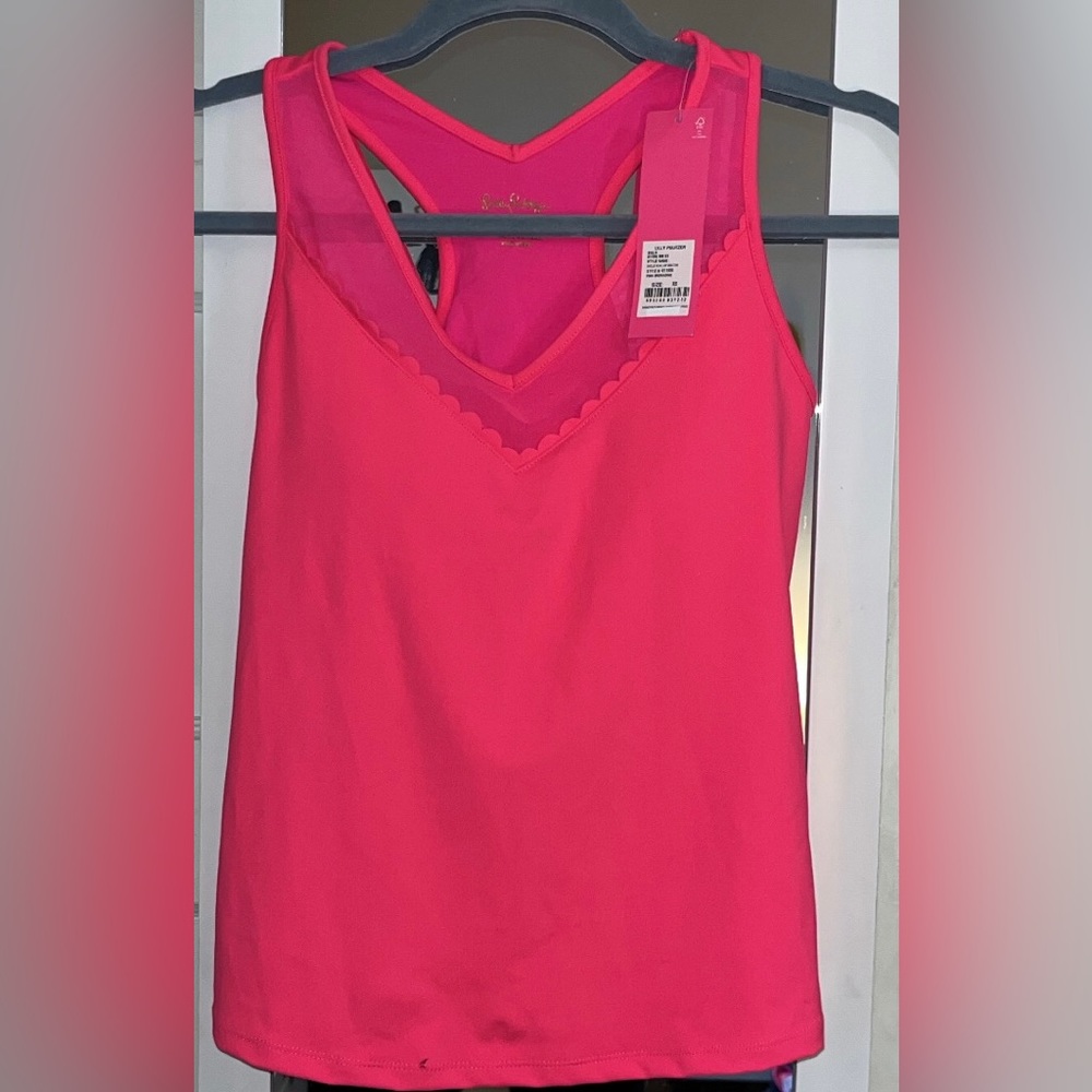 UPF 50+ Luxletic Euclid Scallop Bra Tank